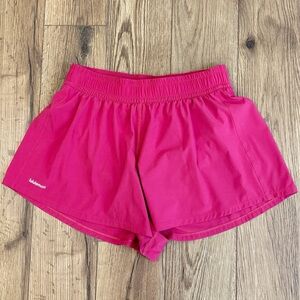 Lululemon Pace Crush High Rise Shorts 2.5" Size Small In Raspberry Coulis